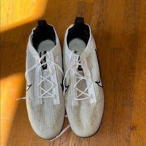 Nike White and Black Athletic Shoes Minimalist Design